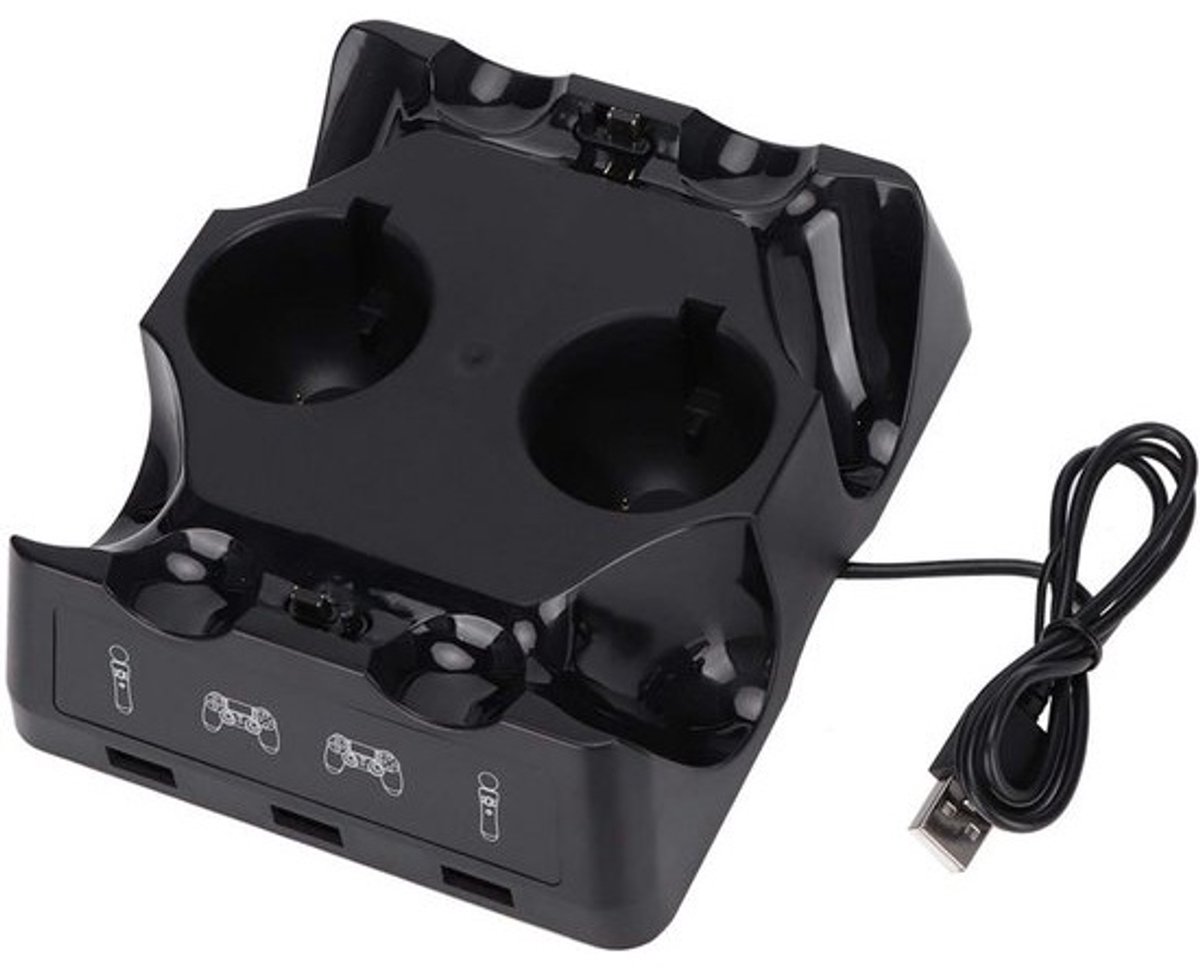 Oplaadstation voor Vier Controllers en VR Headset