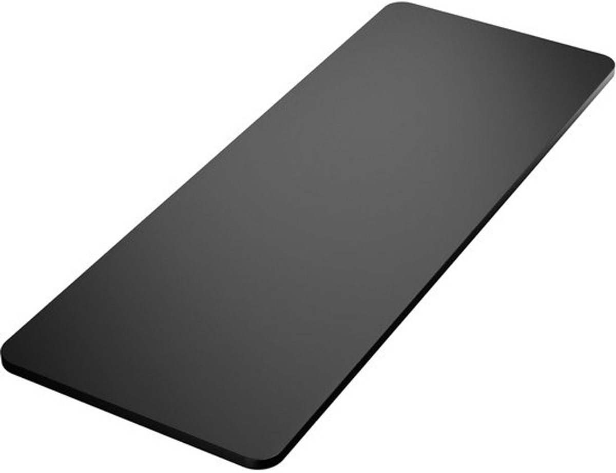 Zwart Bureaublad Los 160x60 cm voor Zit Sta Bureau