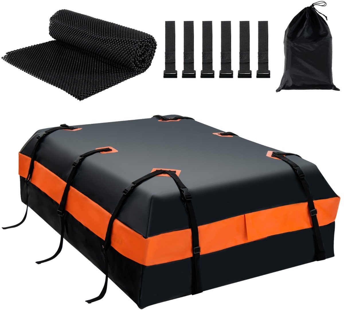 SureDeal® - Kamper - Dakdrager Waterdichte Autodaktas - Alle Voertuigen - Bagagedrager Dakbagagetas - 132x100x43 cm - Naturel