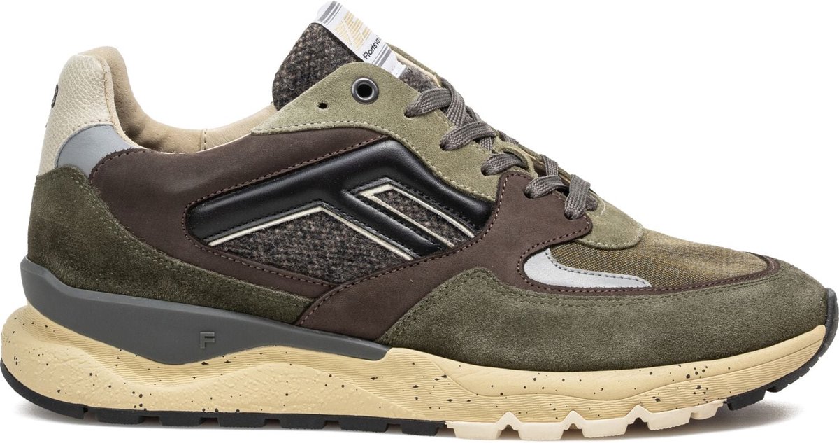 Floris Van Bommel Sfm-10154 De Treener Sneakers - Textiel - Heren - Groen - Maat 48