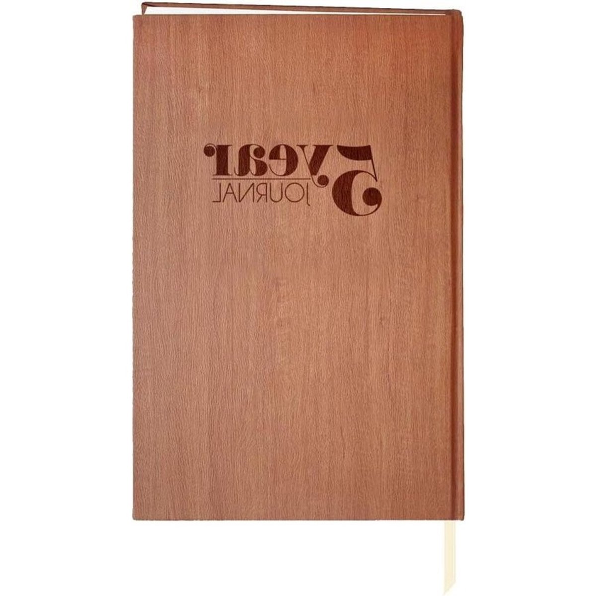 5 Jaar Journal - Dagboek Logboek - Herinneringen Vastleggen - Zachte Hout Finish - 5.25 x 8.25 inch - Bruin