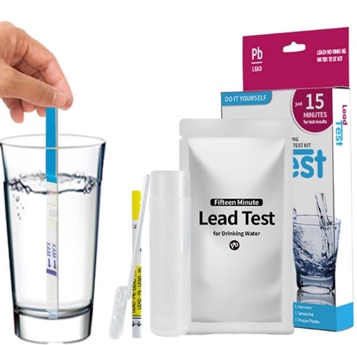 Kraanwater Testkit - Lood Test - Waterkwaliteit Controleren - Snelle Resultaten - 1 Test - Niet Gespecificeerd