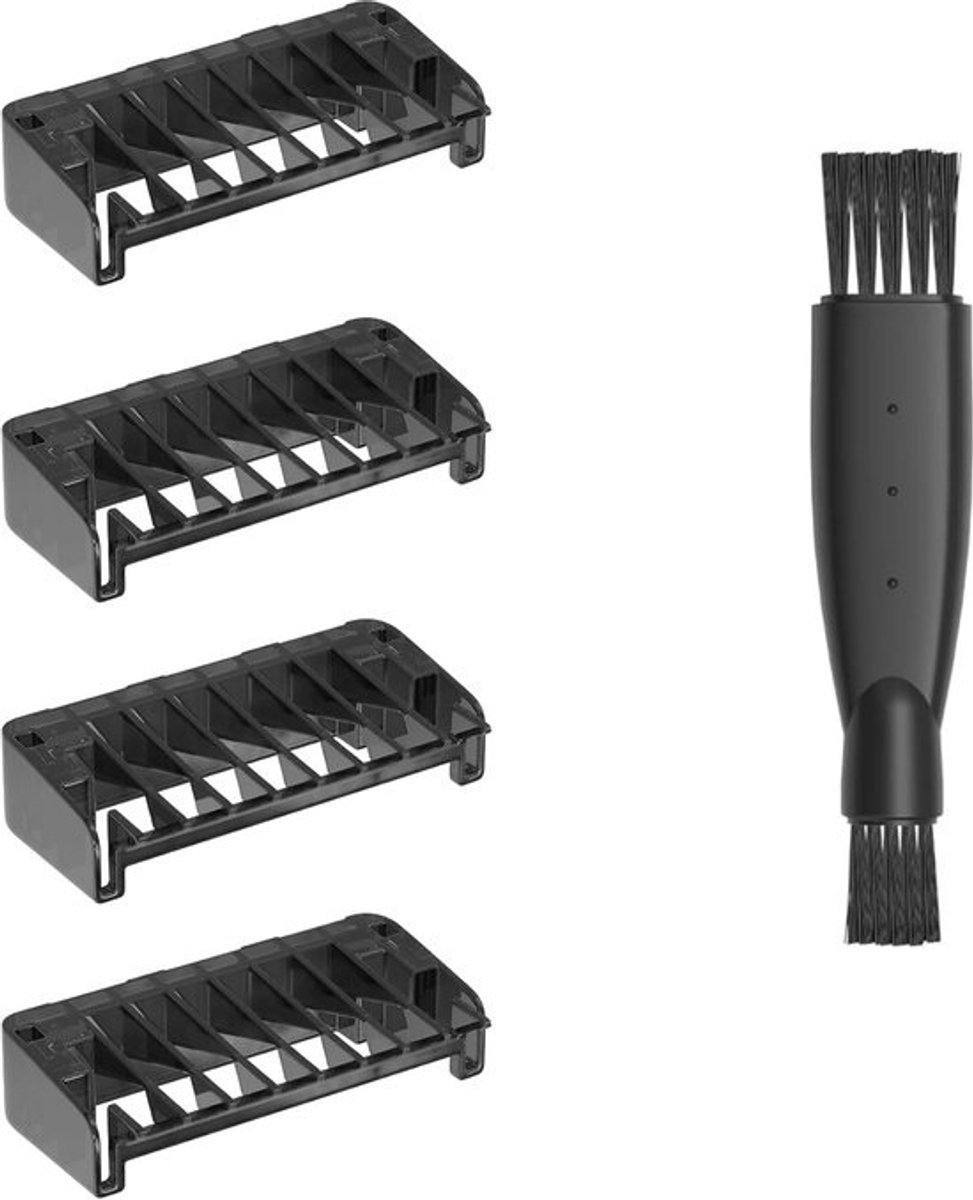 Trimmer Opzetkammen - Haar Lengte Gids - Precisie Knippen - Set van 4 Stuks - 1-5 mm