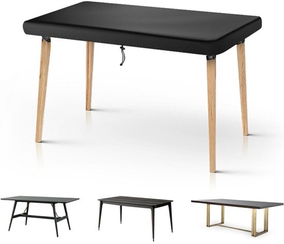 Afdekhoes voor tuintafel - weerbestendig - 150 x 90 x 15 cm