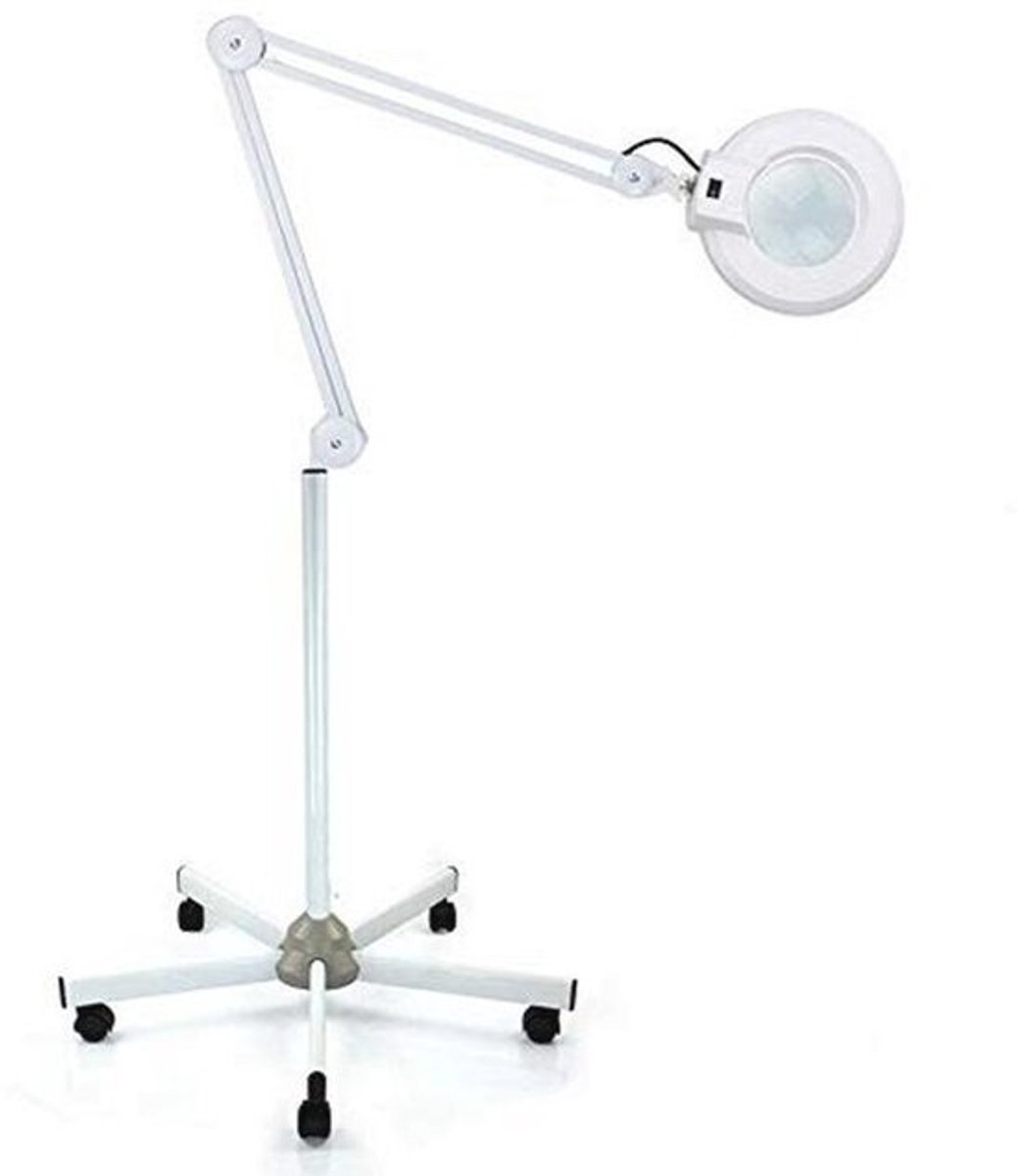 5x LED Vergrootlamp met Standaard - Dimbare Cosmetica Werklamp voor Schoonheidssalons en Tatoeages