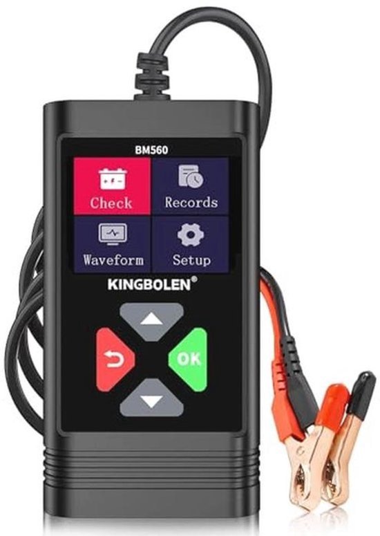 Accutester 100-2000 CCA - Batterijtester voor Auto, Motor, ATV, SUV en Boot