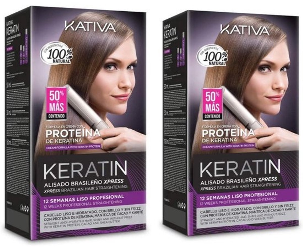 Braziliaanse Keratine Behandeling - Stijltang Set voor Glad en Rechte Haare