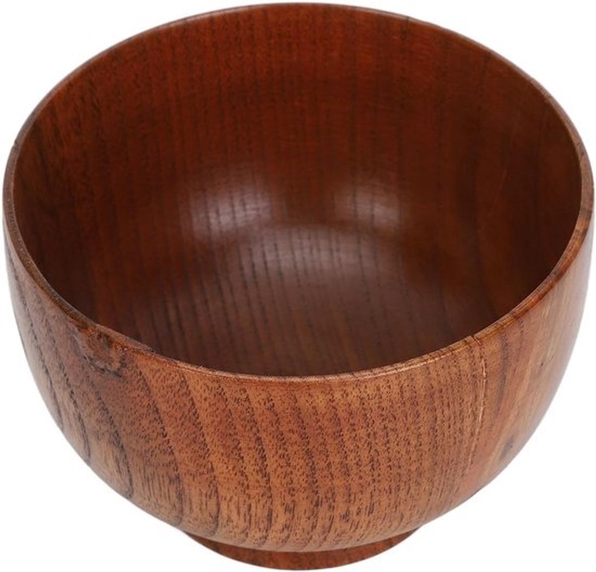 Scheerkom Hout - Scheerschuim Houder - Glad Baard scheren - Duurzaam Jujubehout - 10 x 10 x 7 cm - Bruin