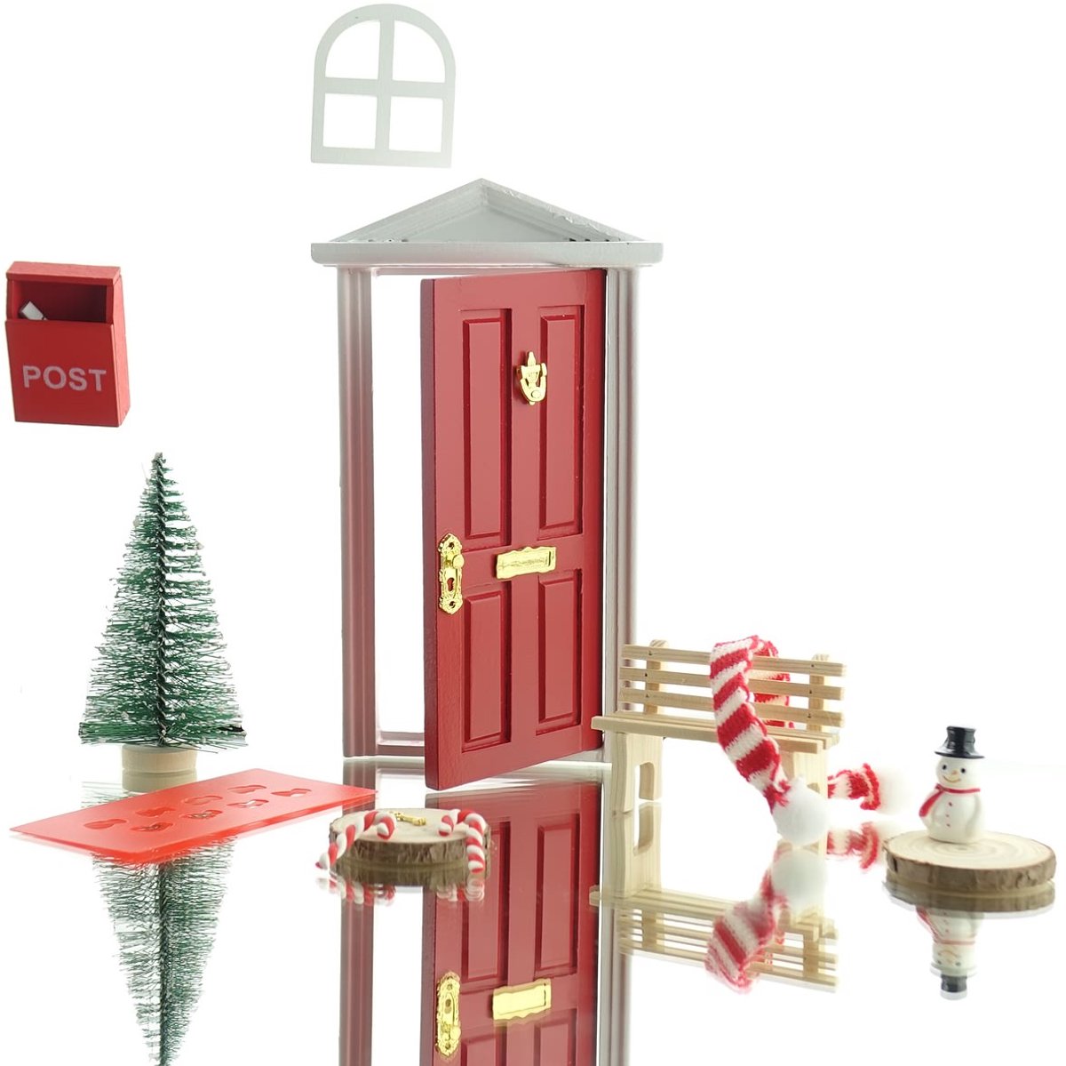 Riffelmacher & Weinberger Kerstdecoratie Kabouterdeur Rood 13-delig