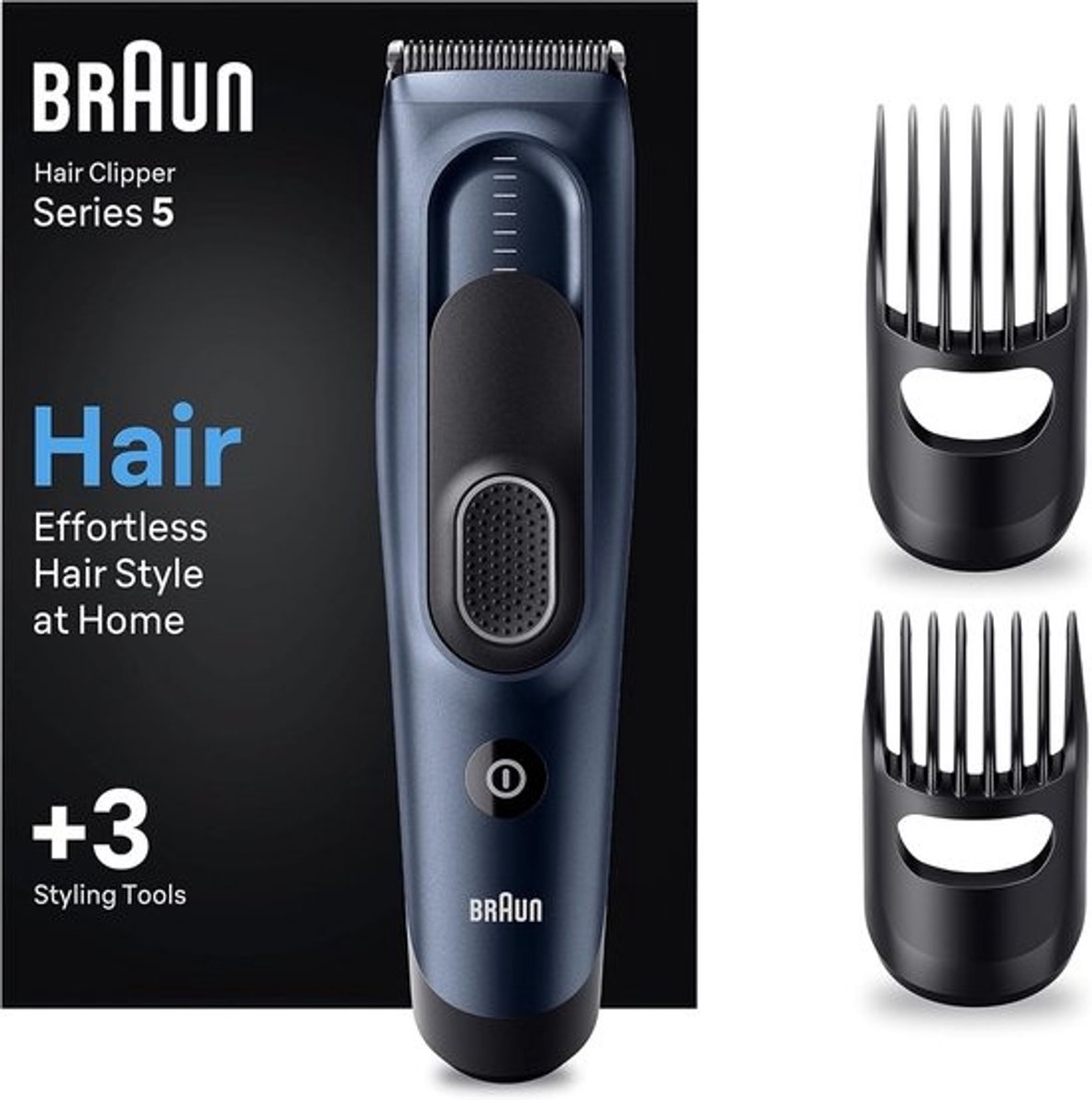 Tondeuse voor heren - Haarknipper apparaat - Haarstyling thuis - 17 lengte-instellingen - 50 min looptijd