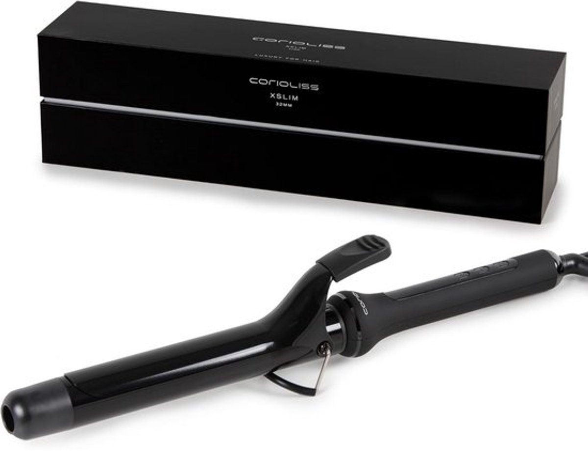 Professionele X-Slim Haarkrultang en Haarkrimper voor Lang en Kort Haar - Keramische Conische Krultang met Temperatuurregeling (32 mm)