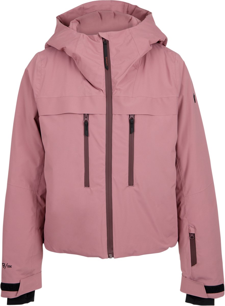 Brunotti Jarmena Skijas Dames – Ski Jas 15K Ademend en Waterdicht Regular Short Fit Wistful Mauve