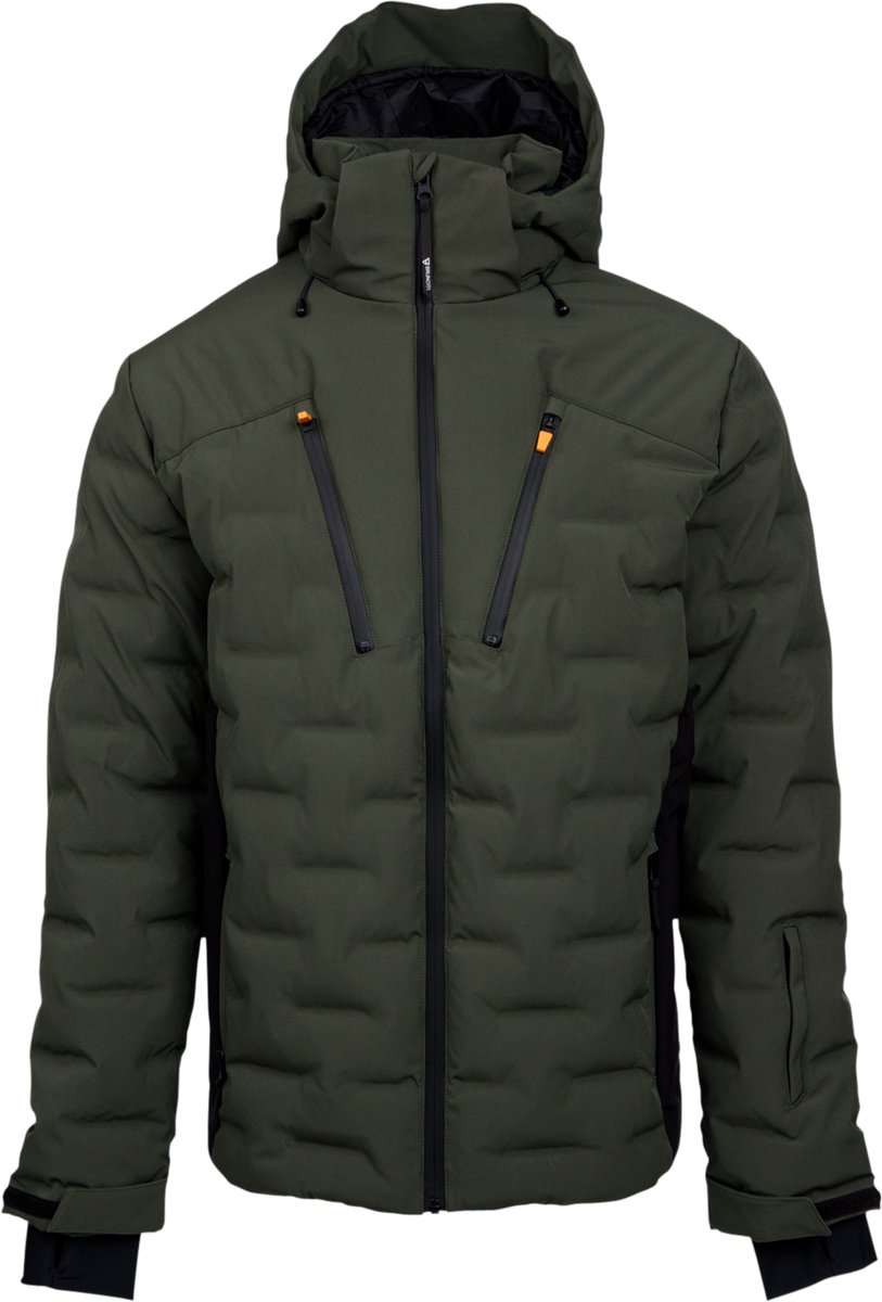 Brunotti Sinclair Skijas Heren Deep Ski Jas Wintersport 3M Thinsulate Ademend Waterdicht Groen