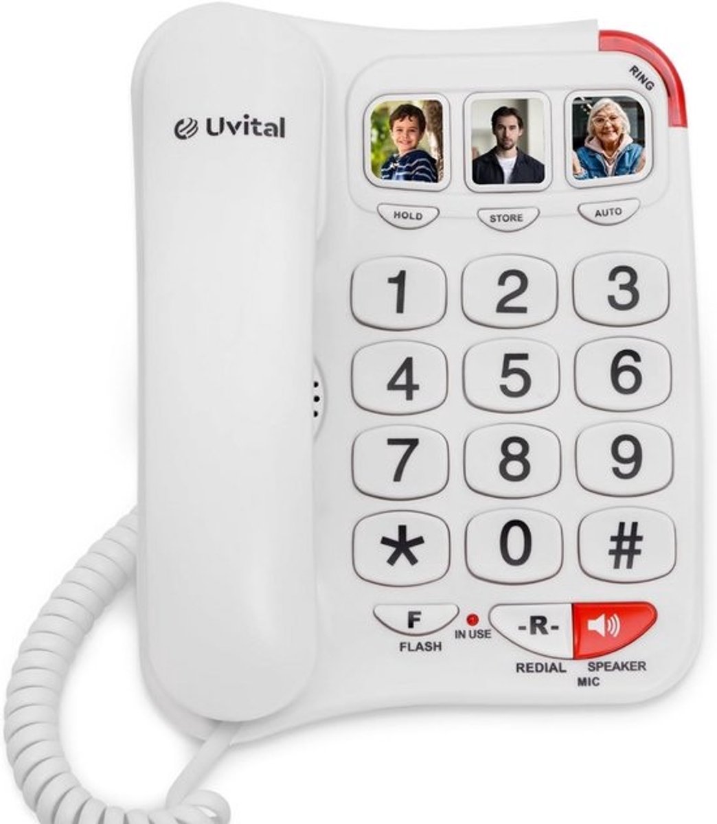 Luidsprekende Telefoon met Grote Knoppen en Snelle Keuze Voor Ouderen