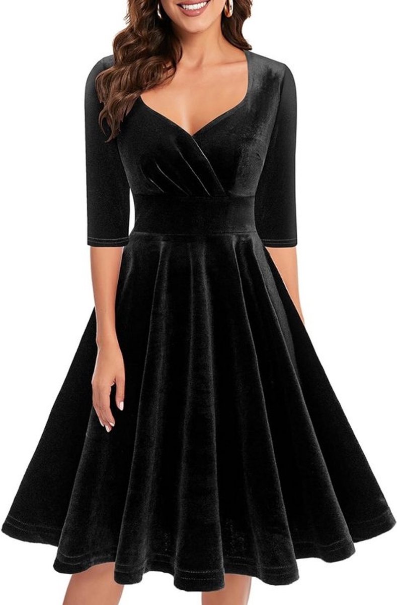 Elegante A-lijn Cocktailjurk Dames voor Feest en Gala