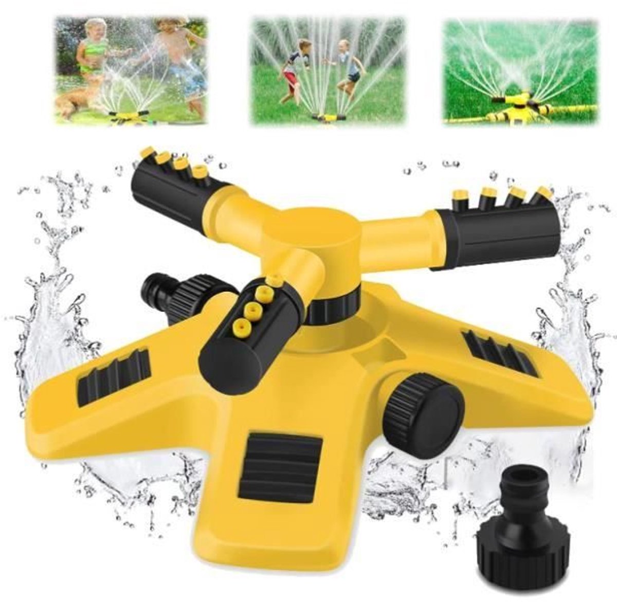 Kindersproeier, tuinsproeier, waterspeelgoed, 360° automatische draaiende watersproeier