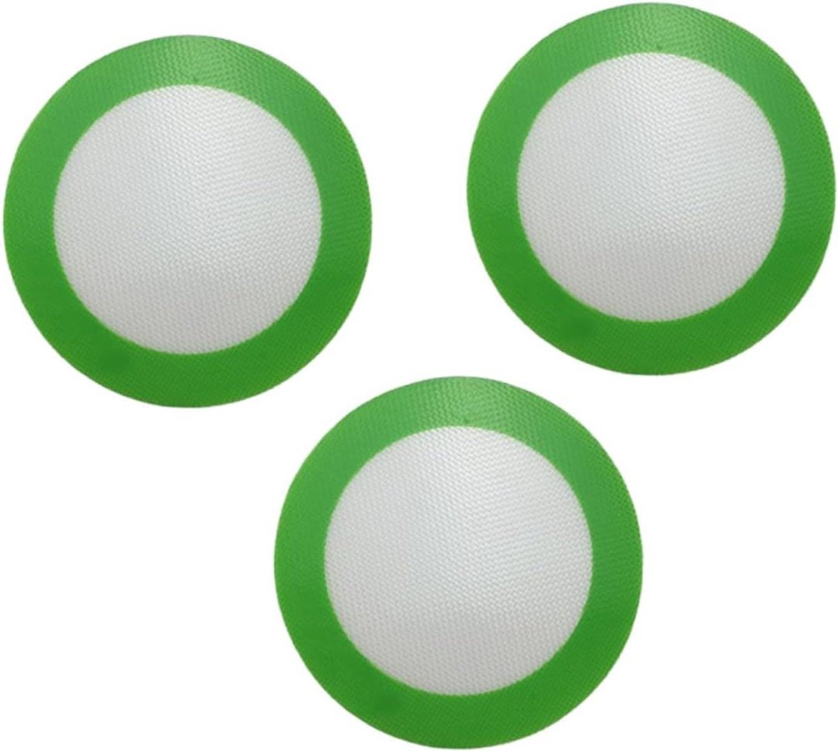 Ronde Bakmat - Siliconen Mat - Bakken Maken - Antiaanbaklaag - 20 cm Diameter - Groen