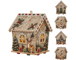 Pearl Art Christmas House Kit - DIY Parel Kraal Craft Set - 3D Diamond Painting set - Kerstdecoraties - voor Indoor Muur Hanging, Tafelblad Home Decor - Stijl B:kerstboom