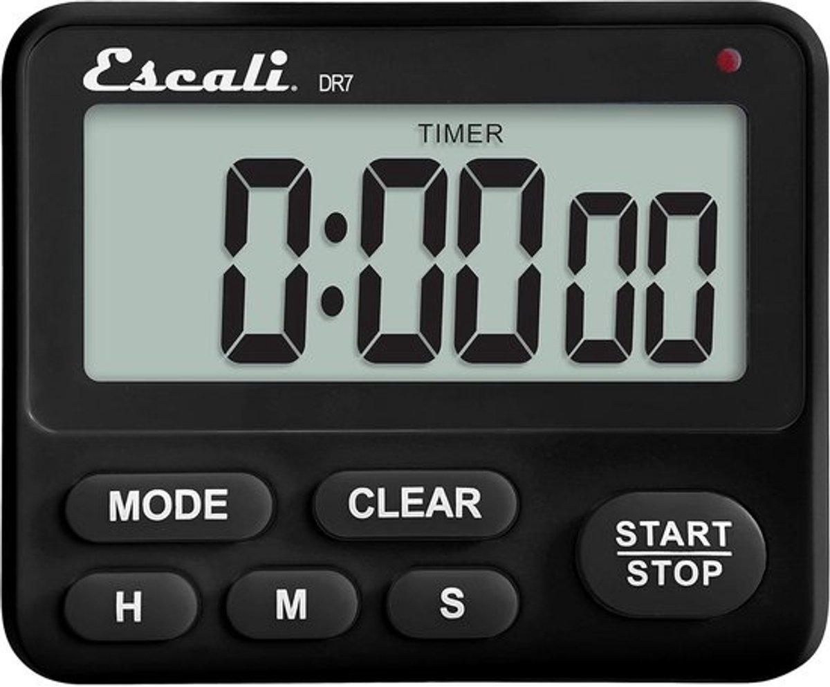 Extra Luide Digitale Keukentimer met Aftel- en Overtijd Teller