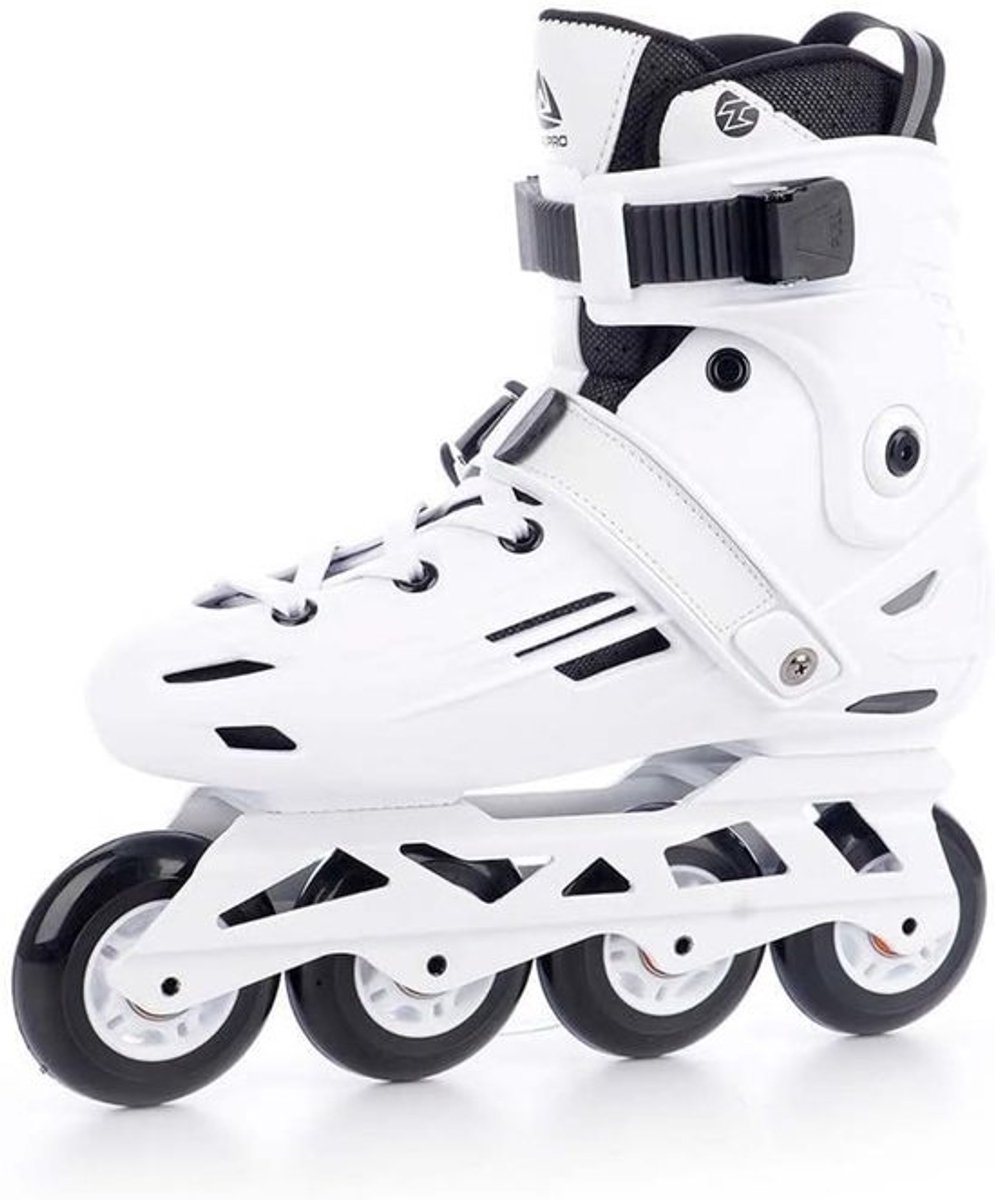 Skeelers - Inline skates - Sportief skaten - Stabiel frame - Wielmaat 76mm - Wit