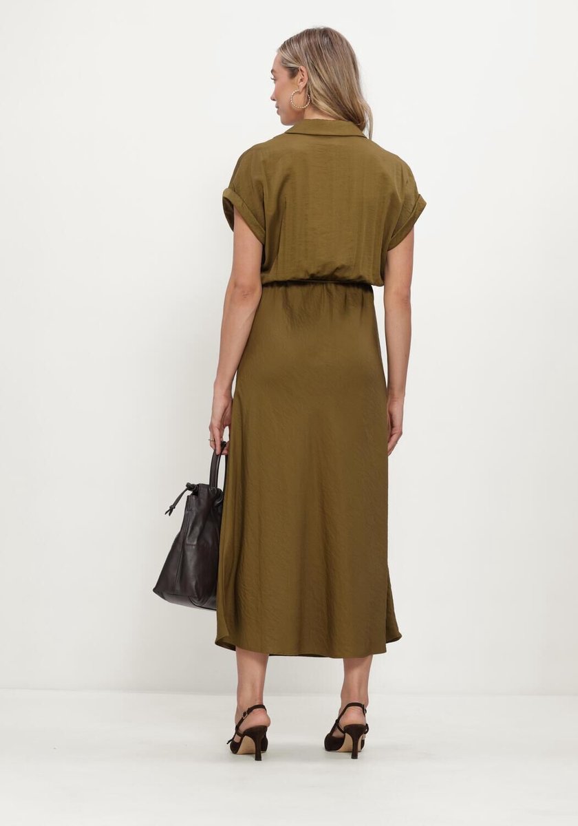 Beaumont Jordyn Dress Dames - Jurk - Olijf - Maat 40