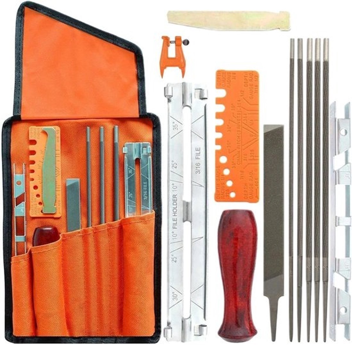 Kettingzaag Slijper - Veelzijdig Gereedschap - Onderhoud Tuin - Legering Materiaal - 28 x 15 x 6 cm