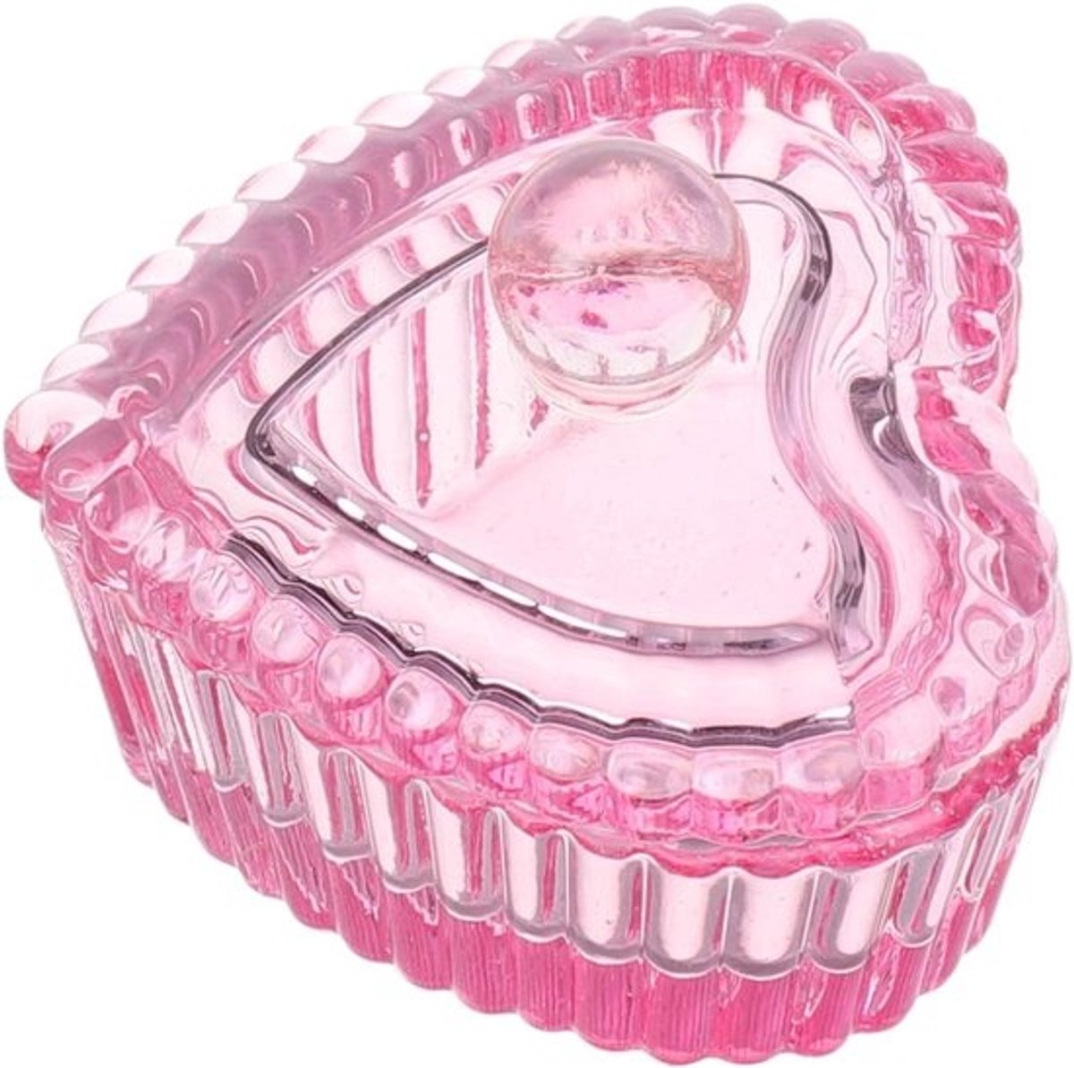Hartvormige Bakje - Nagel Dip Kom - Nail Art - Dubbele Functionaliteit - 33 x 33 cm - Roze