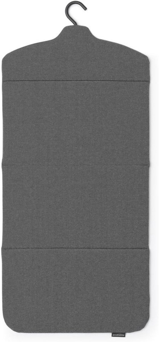 Opvouwbaar Stoombord - Kledingstoomplank - Kreukels Verwijderen - Draaibare Ophanghaak - 40 x 85 cm - Peper Zwart