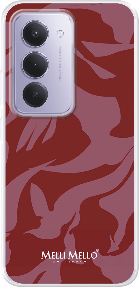 Melli Mello Telefoonhoesje Crimson Wave (Soft case) - Fairphone 6