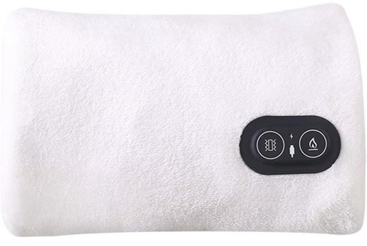 Oplaadbare Handwarmers - Grafeen Warmte - Directe Warmte - Dubbelzijdige Verwarmingsmethode - 25 x 18 x 8 cm - Wit