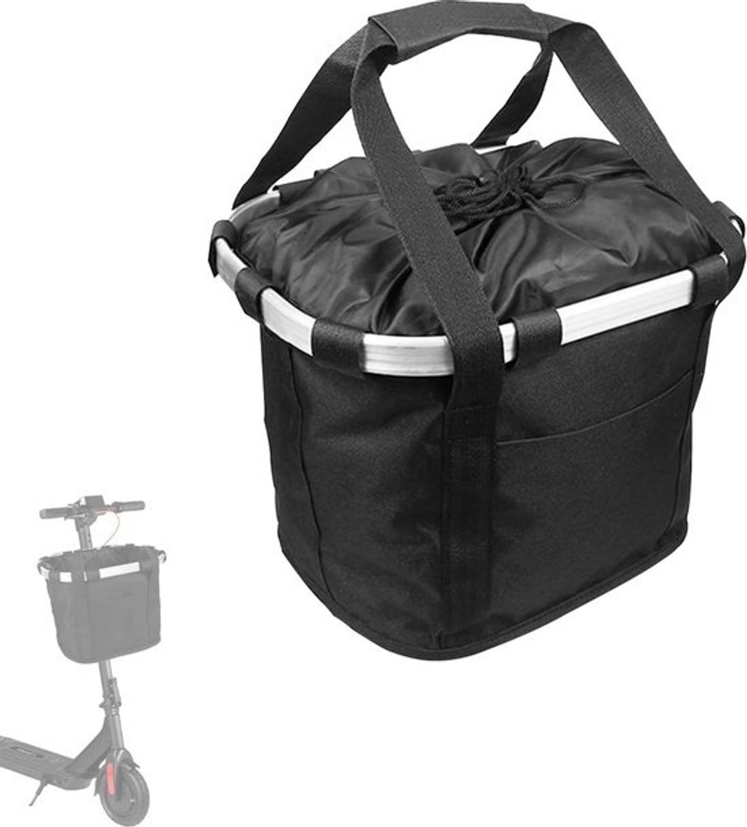 Universele Mand voor Kniekruk, Rollator of Fiets - Draagtas met Handvat voor Dagelijkse Benodigdheden