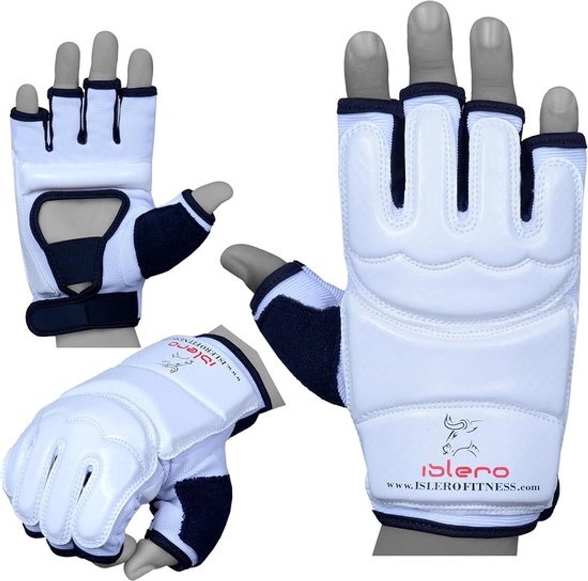 Leren Vechtsport Handschoenen voor Boksen en MMA Training