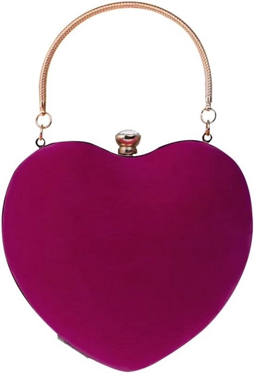 Elegante Dames Avondtas met Schouderketting - Feesttas & Bruiloft Clutch