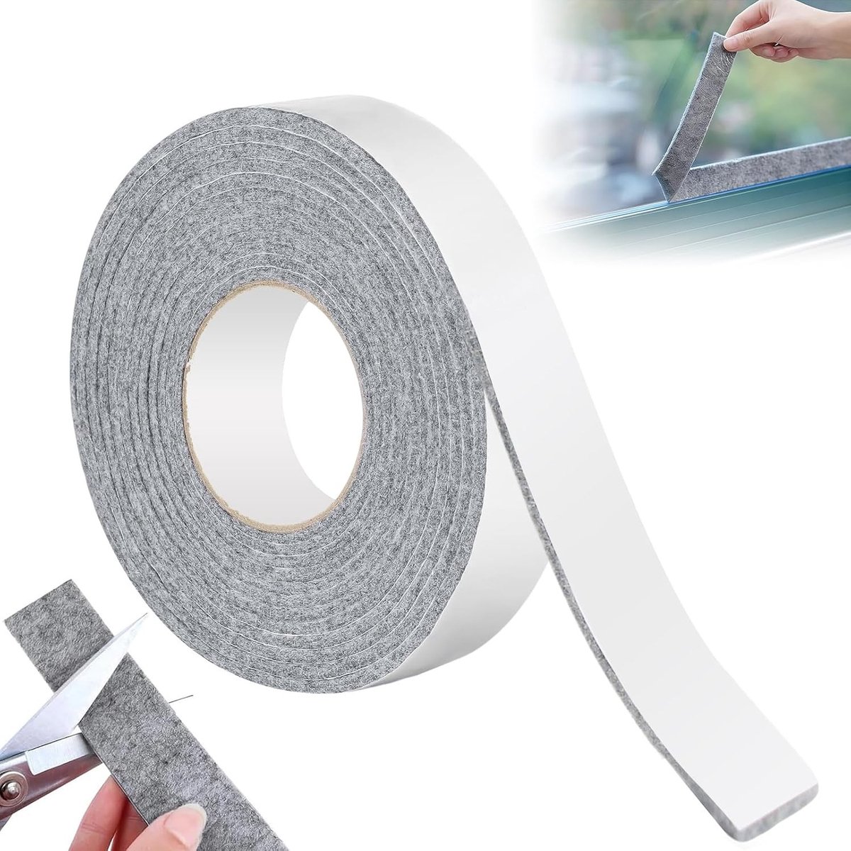 Reguleerbare condensband voor patins en feutre banden, absorptie en afvoer van vocht, 3 cm × 4 m