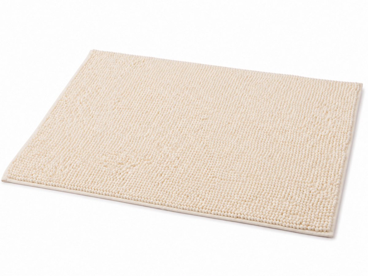 HEM Badmat 50x80 cm Crème – Antislip Badkamermat – Met Microvezeldoekje