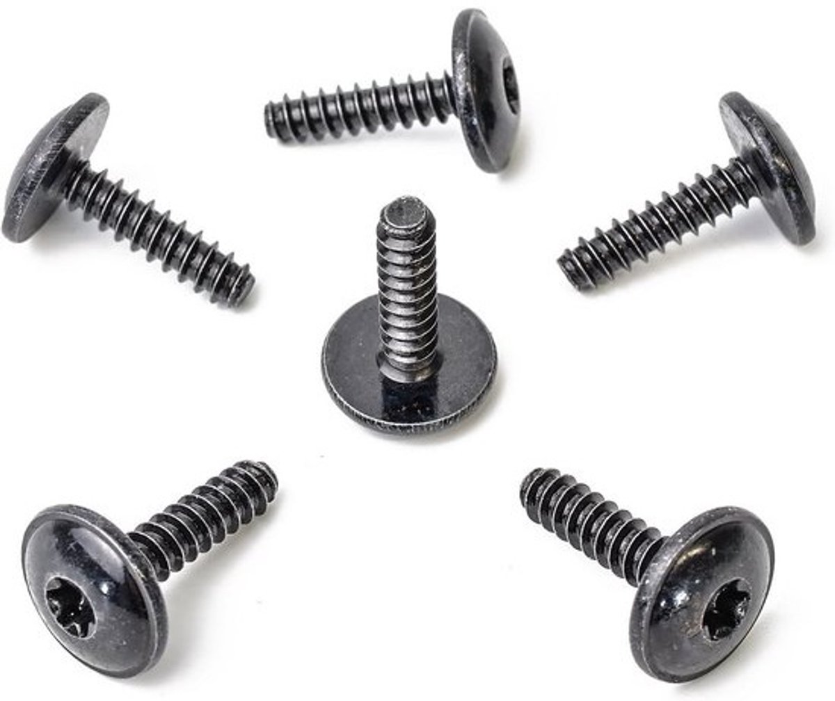 20x Universele Metalen Motorfiets Zwarte T25 M5 Torx Schroeven