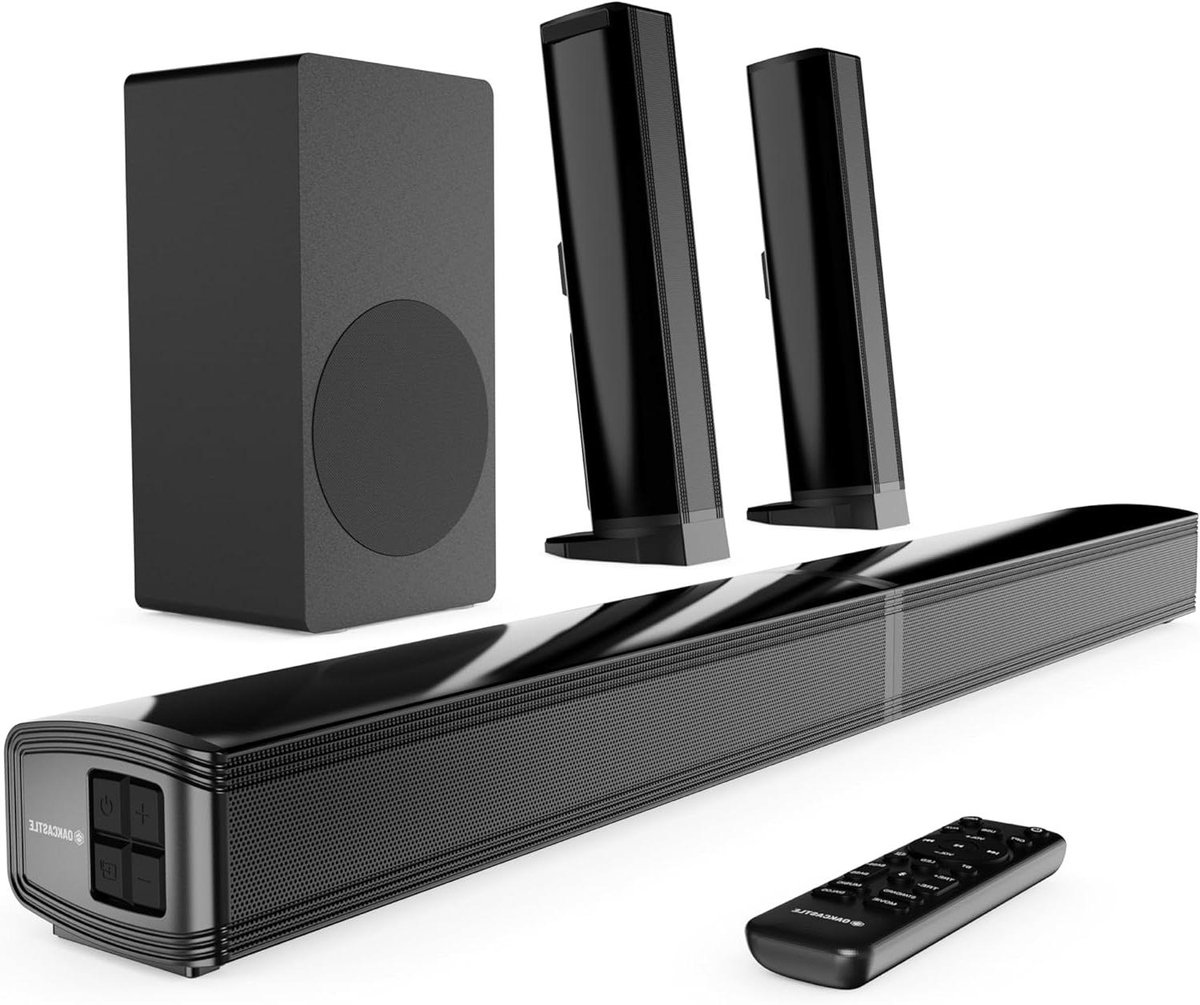 2.1 Soundbar - TV Luidspreker - Home Cinema - Externe Subwoofer - 200W Vermogen - Zwart