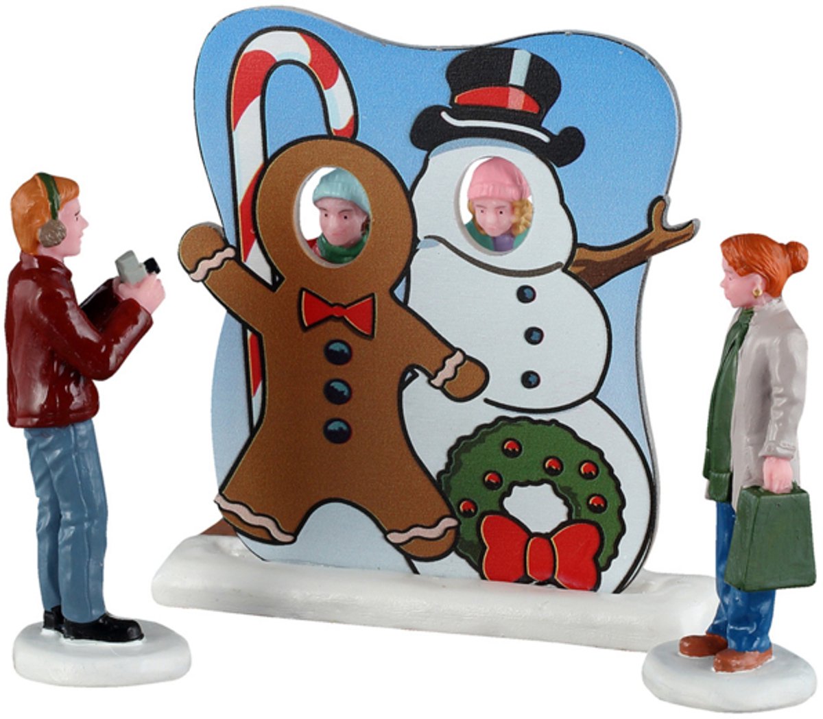 Lemax - Frosty Photo Op - Set van 3