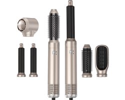 Airstyler krultang 5 in 1 Multistyler Föhn - 1000 Watt Haarstyler - Hairwrap Föhnborstel - Haardroger - Airwrap - Stijlborstel en Krulborstel – Warmteborstel – Thermal Brush- Heteluchtborstel – Haarfohn - Warmte Handschoen - Shark