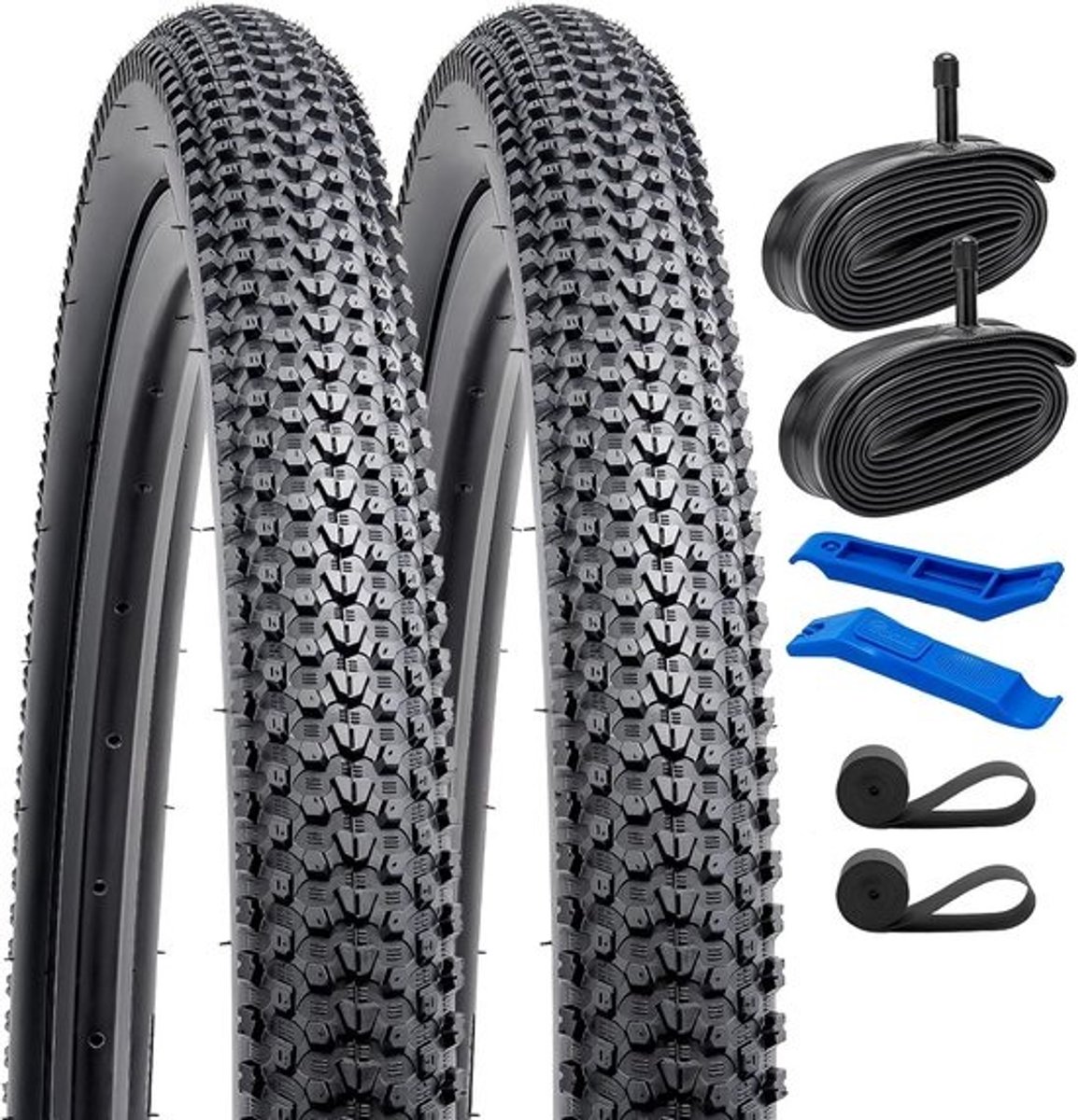 2-Pack Fietsbanden 27.5x2.125 en Binnenbanden voor Mountainbike