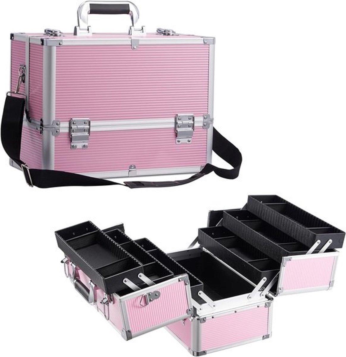 Kapperskoffer - Kapperstas - Visagie - Cosmetica Organizer - Make-up