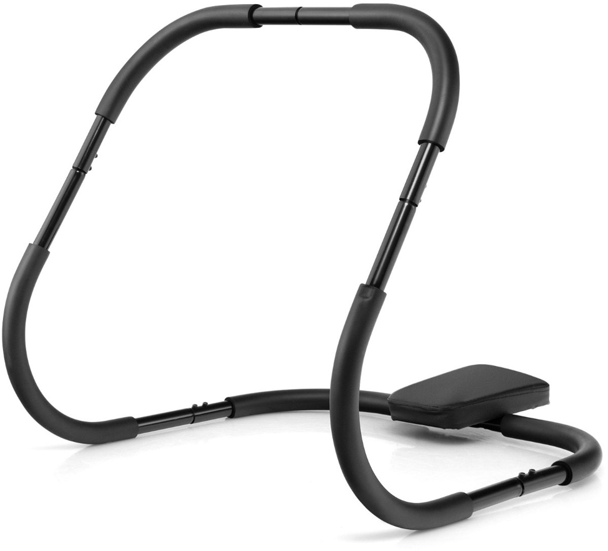 SureDeal® - Cardio fitne - Roller Buiktrainer Buikspiertrainer - Thuis Zwart - 72,5x72,5x64 cm - Zwart