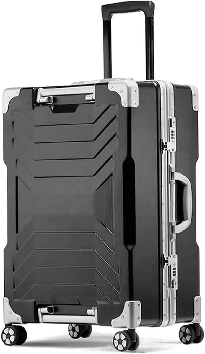 Reiskoffer met wielen - Handbagage koffer - Zakenreizen en vakanties - Krasbestendig en lichtgewicht - 20 24 28 inch