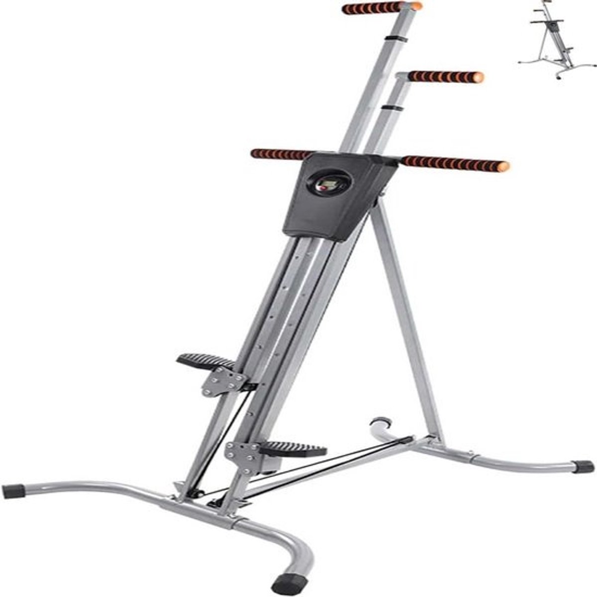 Verticale Klimmer - Cardio Machine - Full Body Workout - Verstelbare Weerstand - Tot 150kg - Zwart
