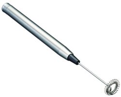 Melkopschuimer - Melk klopper - Cappuccino Maken - Werkt op batterijen - N.v.t. - Zilver