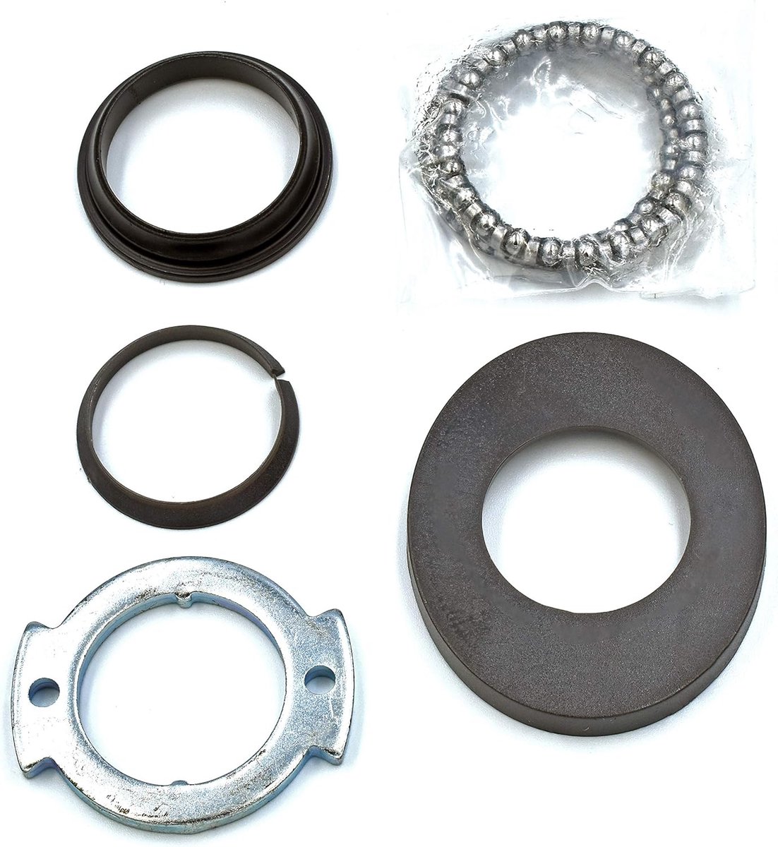 SnelShoppen - Steering Gear Set voor Elektrische Scooter, Geschikt voor M365 1S Essential Pro, Compleet Set met 2 Lagers, Vervangingsonderdeel voor E-