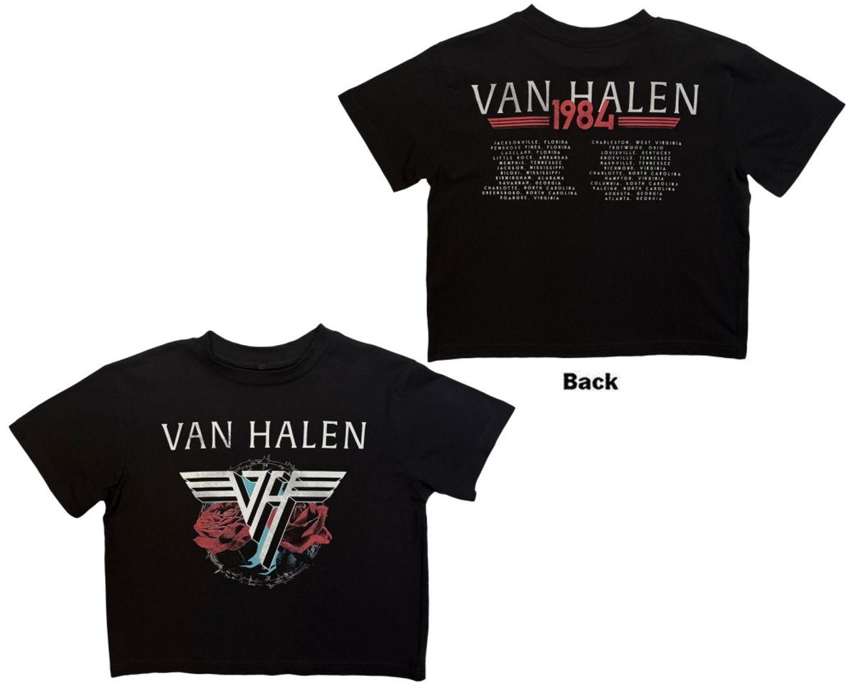 Van Halen - '84 Tour Crop top - 2XL - Zwart