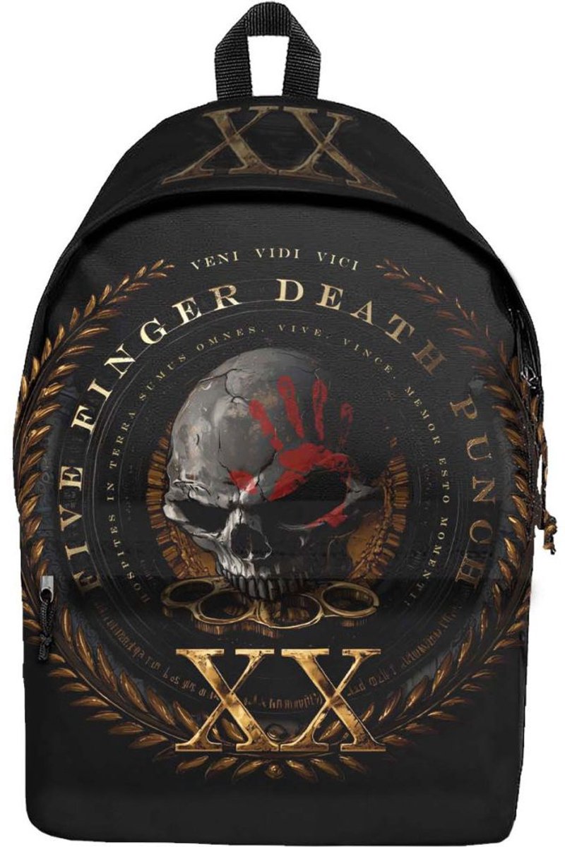 Rocksax Five Finger Death Punch - Vendi Vidi Vici Rugtas - Zwart