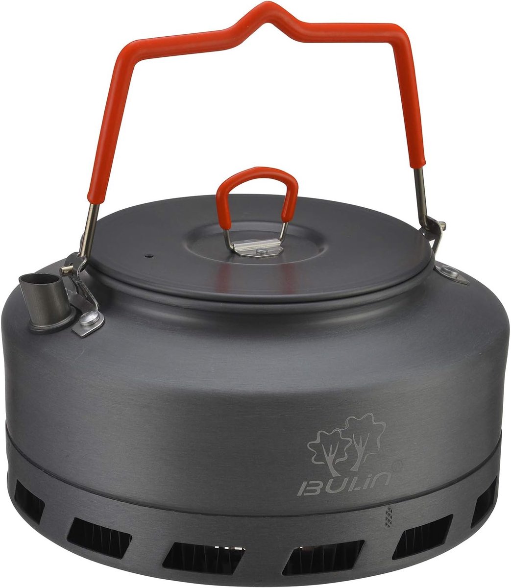 SnelShoppen - Waterkoker Camping 1.6L - Ultralichte Theeketel voor Buiten, Trekking, Hiking, Piknik - Snel Verhitten, Energiezuinig, Ideaal voor Kampe