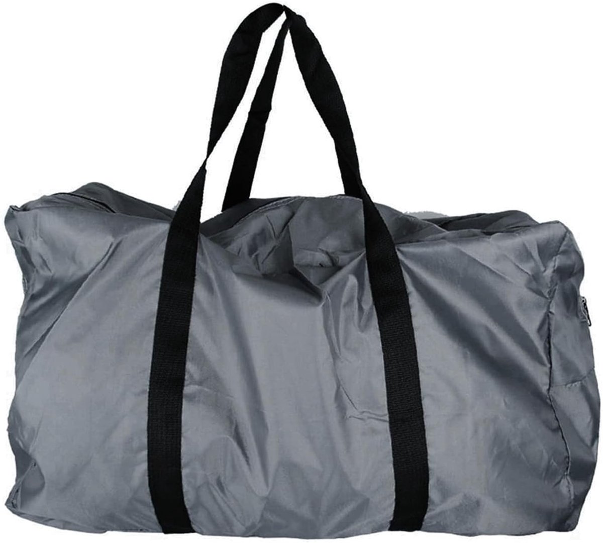 SnelShoppen - Grijze Opvouwbare Inflatable Boot Tas, Vouwbare Sporttas met Ritssluiting en Handvatten voor Boot Accessoires, 75x45x30 cm